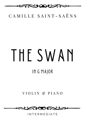 Book cover for Saint-Saëns - The Swan in G Major - Intermediate