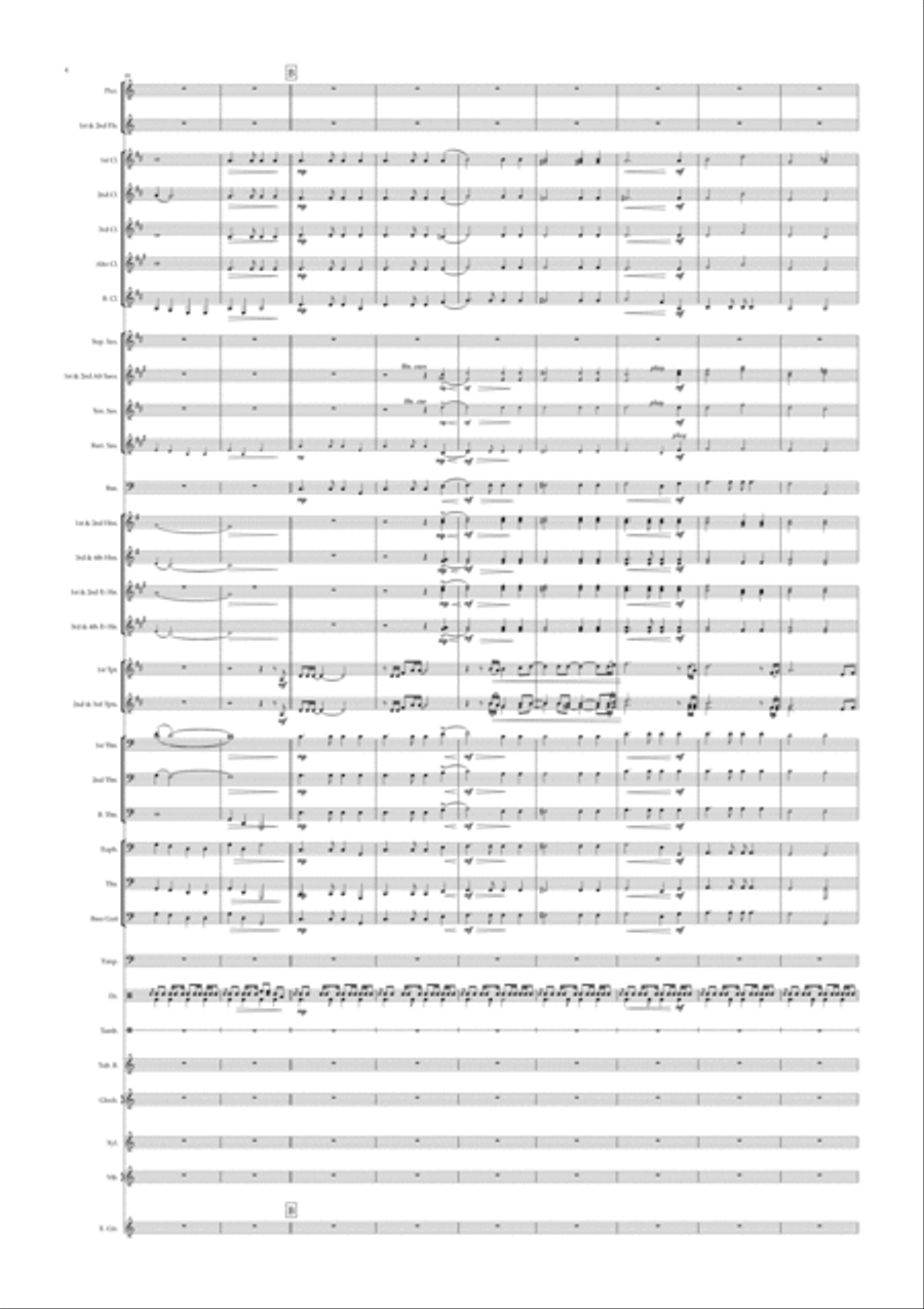 An American Trilogy Concert Band scores gallery preview page 4