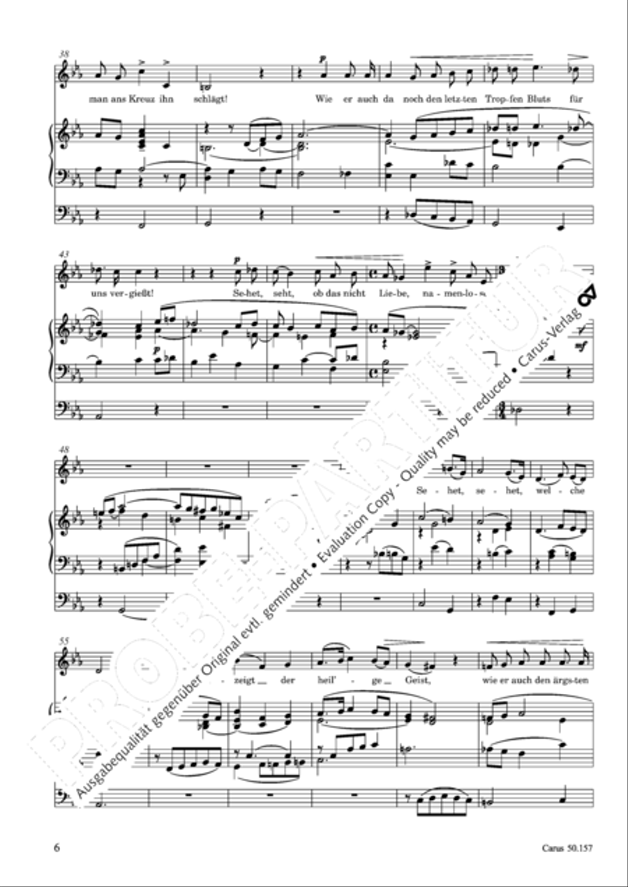 Sechs religiose Gesange op. 157 Score scores gallery preview page 7