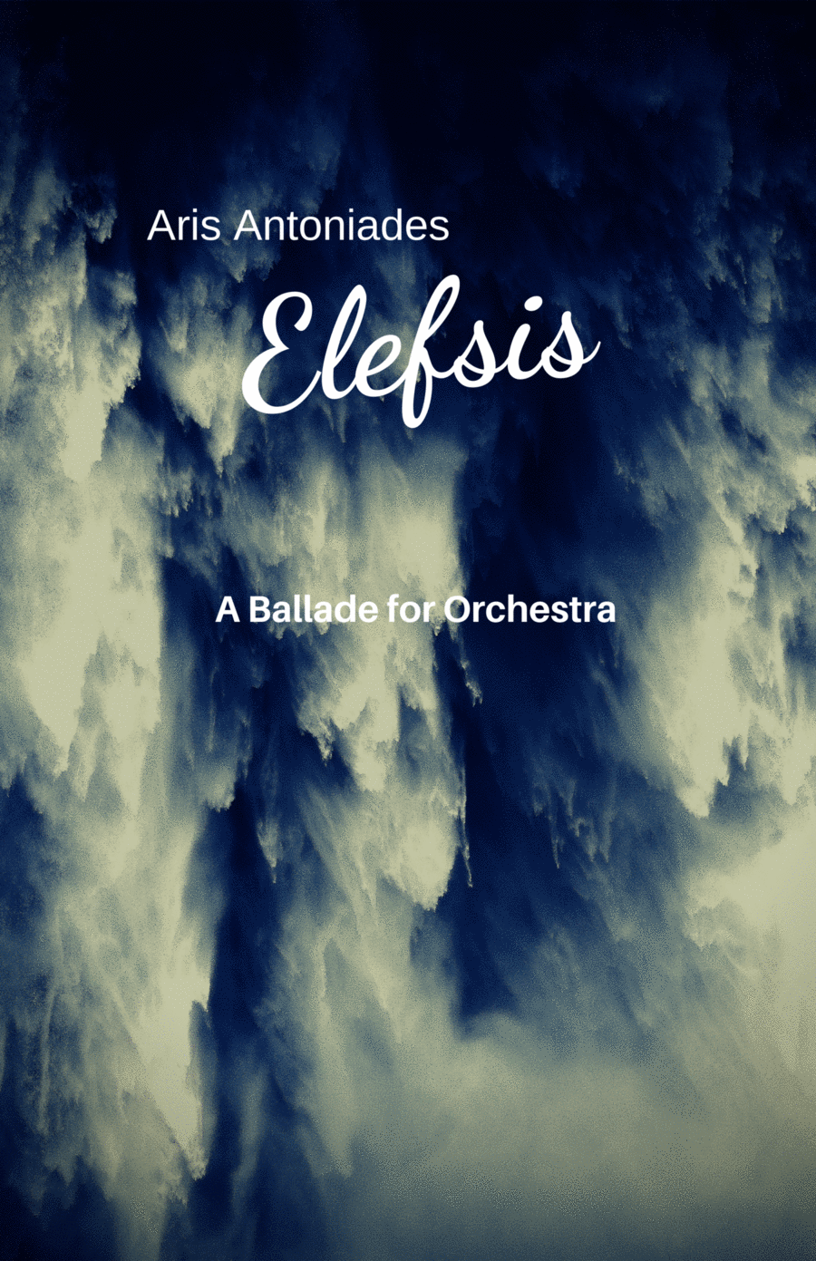 Elefsis - A Ballade for Orchestra (score and parts) Full Orchestra scores gallery preview page 1