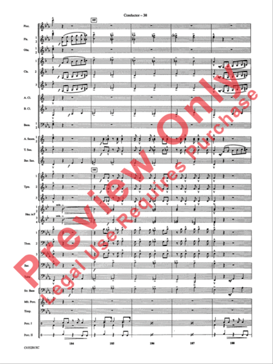 Duke Ellington! Duke Ellington! Concert Band scores gallery preview page 41