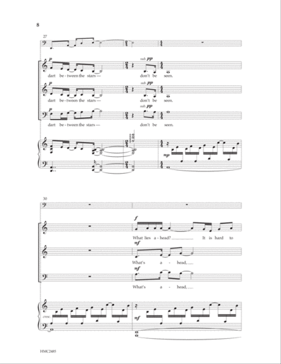 Don't Be Seen Don't Be Seen 3-Part scores gallery preview page 6