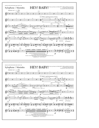 Hey! Baby! - Xylophone/Marimba