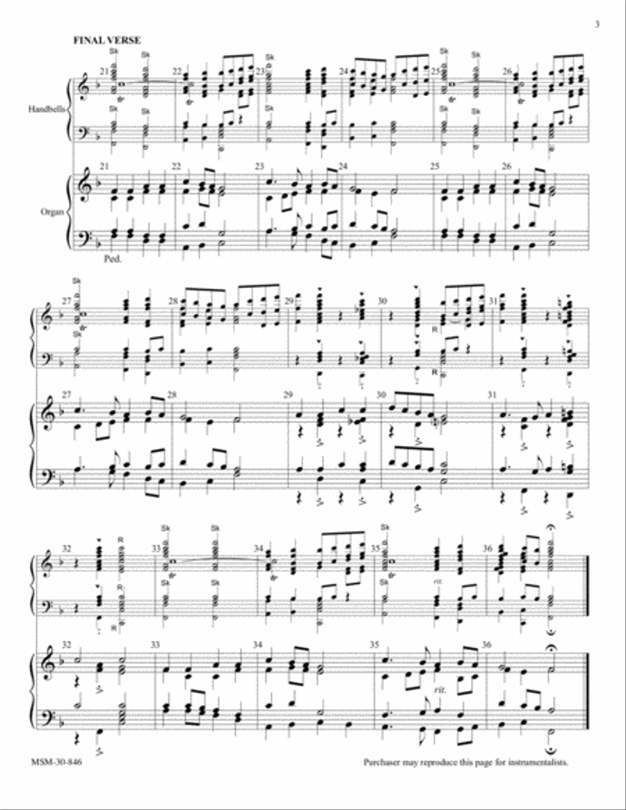 Llanfair Llanfair Choir scores gallery preview page 3