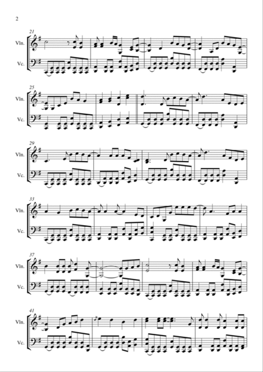 Wonderful Tonight Score and Parts scores gallery preview page 3
