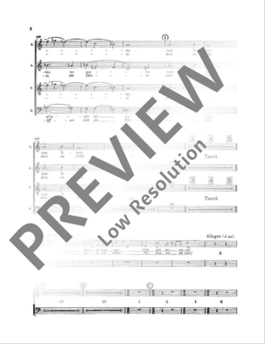 Ite, angeli Veloces 4-Part scores gallery preview page 9