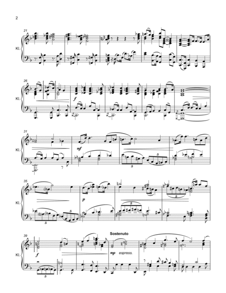 Ode to Erich Wolfgang Korngold for Solo Piano