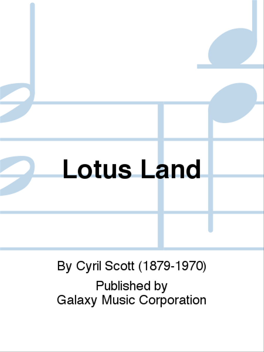 Lotus Land 4-Part scores gallery preview page 1