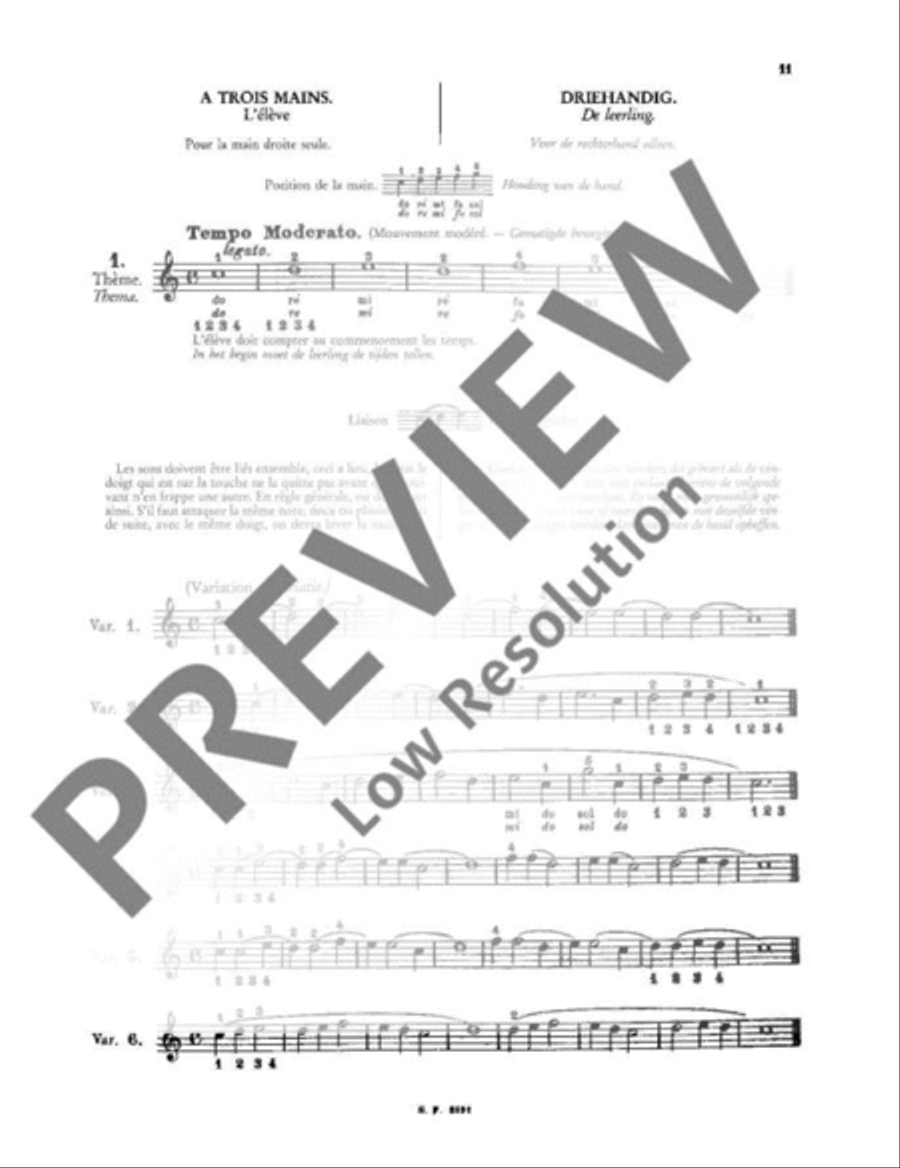 Méthode préparatoire de piano Piano Solo scores gallery preview page 12