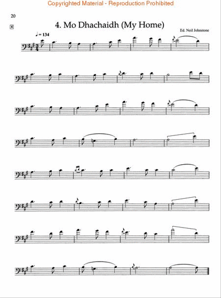 Scottish Folk Tunes Cello scores gallery preview page 3