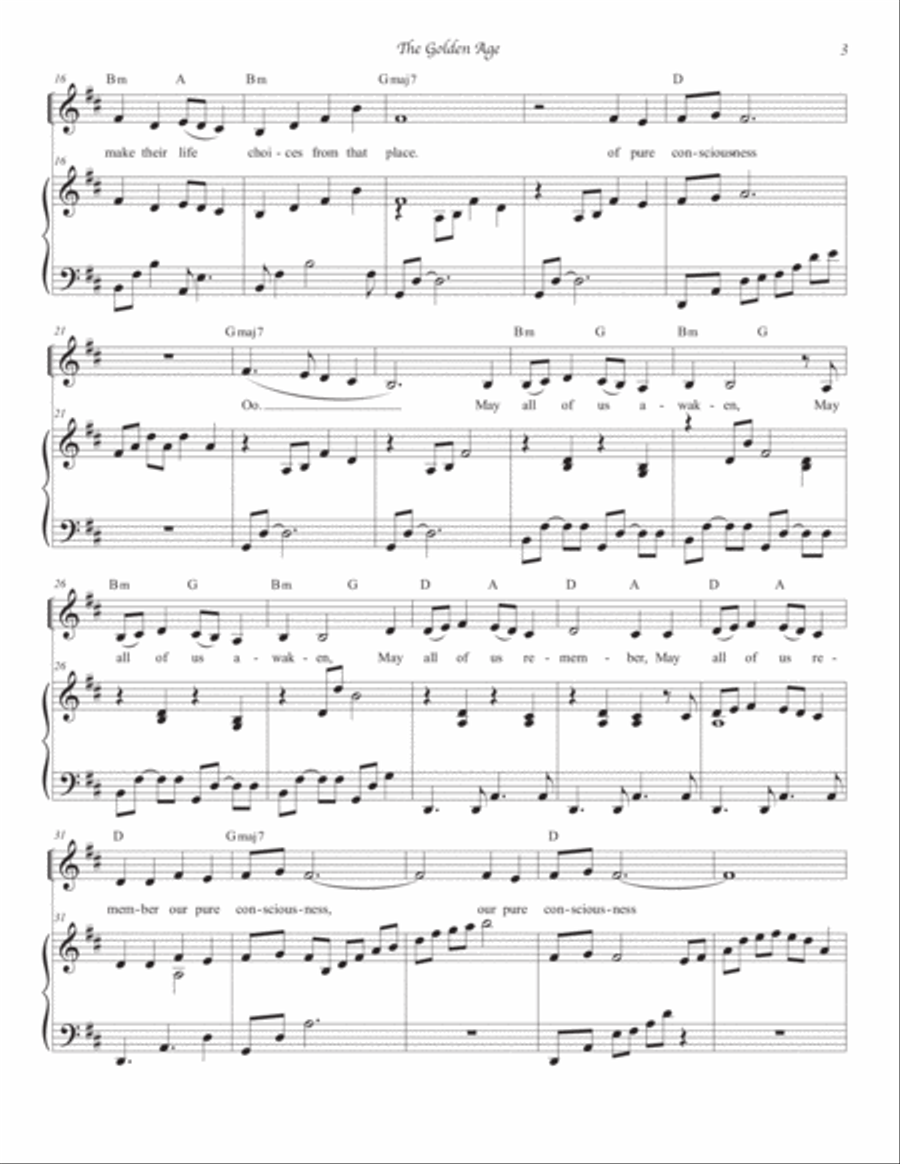 The Golden Age Voice scores gallery preview page 3