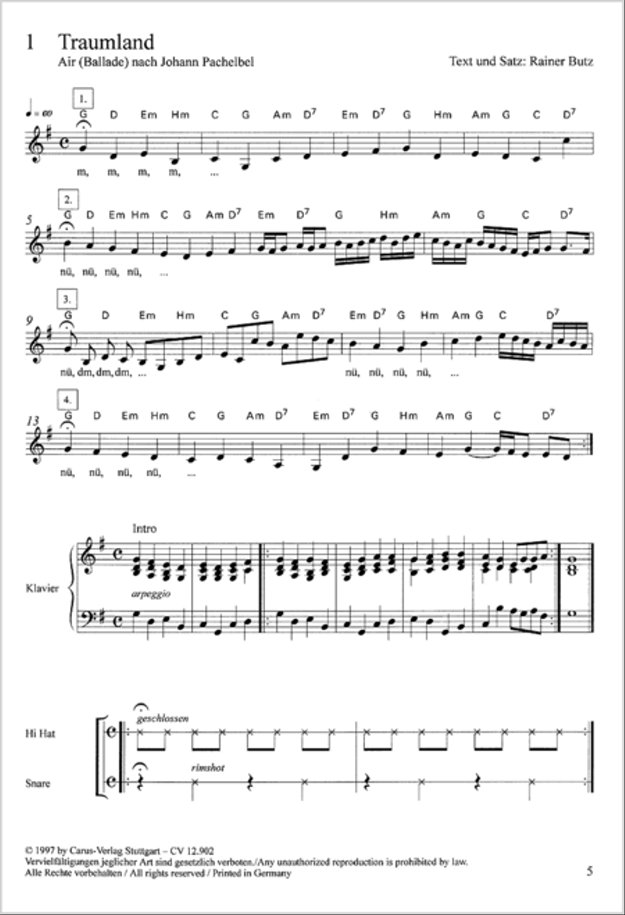 Gute-Laune-Kanons 4-Part scores gallery preview page 46