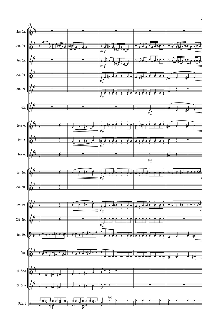 Kraken Brass Band scores gallery preview page 3