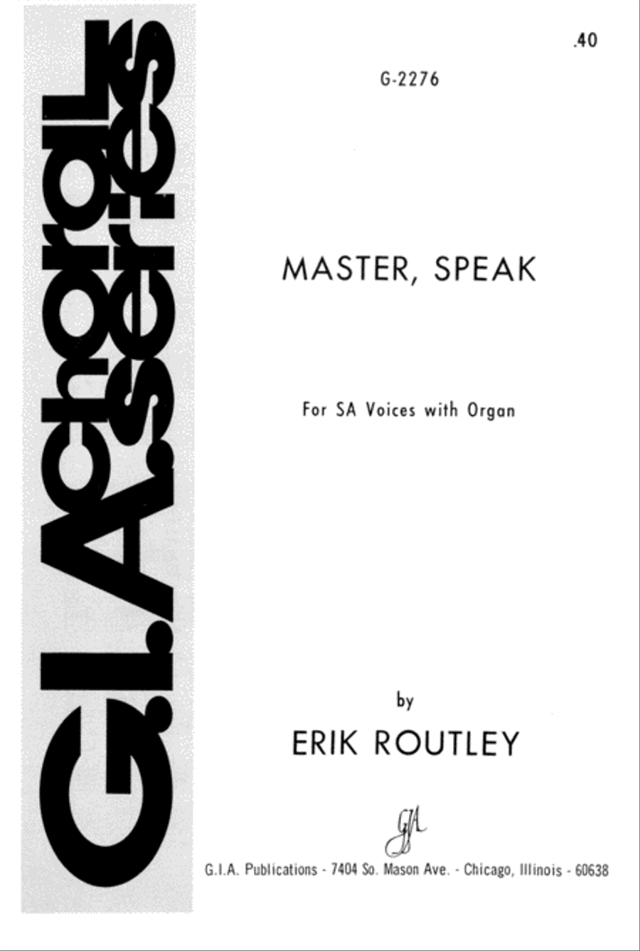 Master, Speak Master, Speak SA scores gallery preview page 1