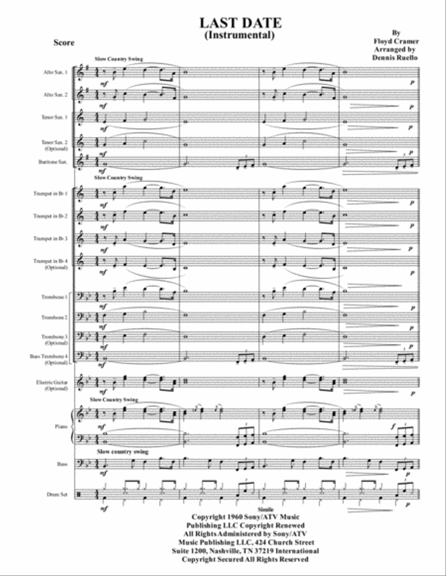 Last Date Large Ensemble scores gallery preview page 1
