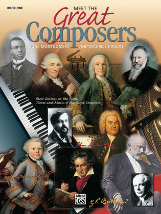 Book cover for Meet the Great Composers, Book 1