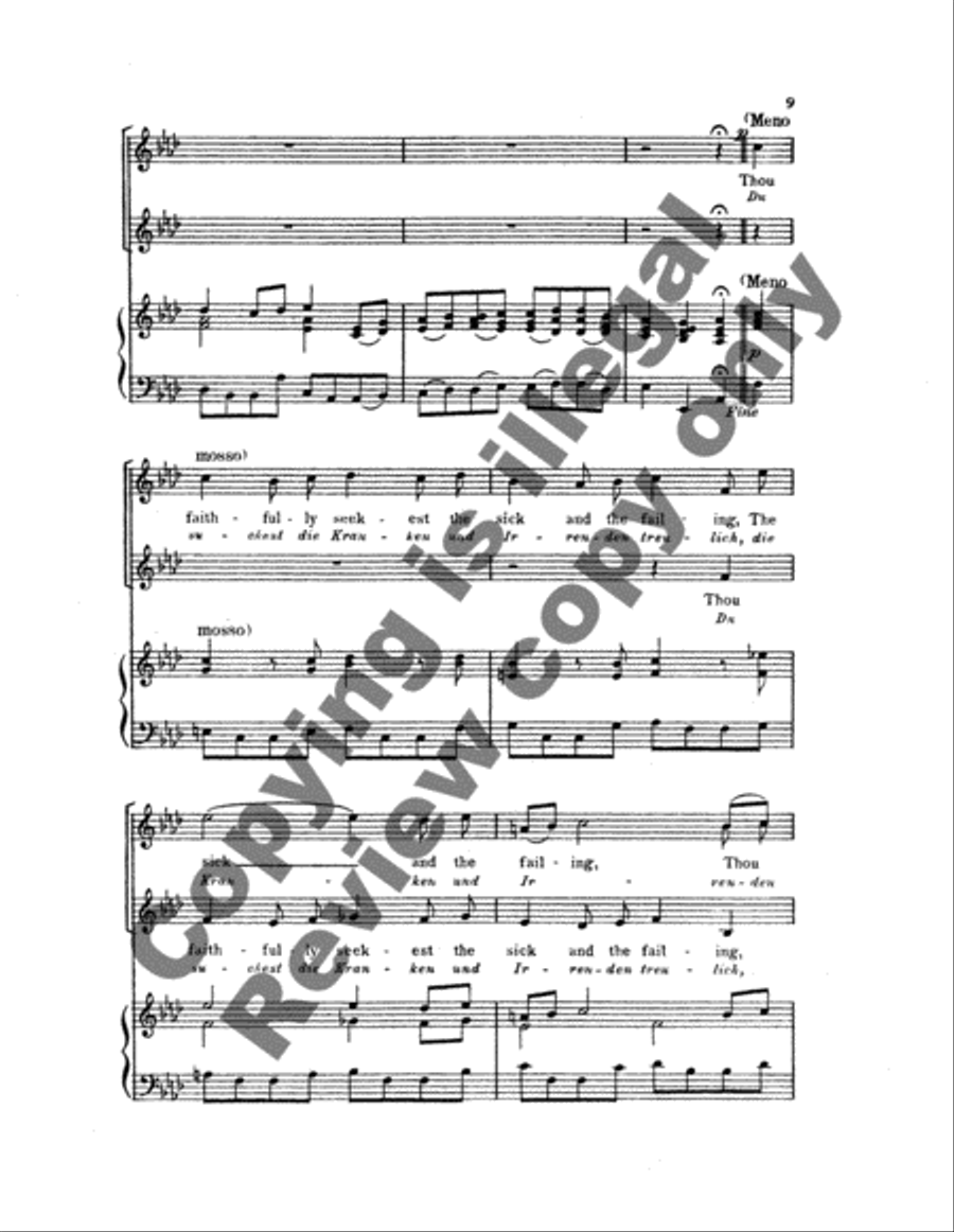Wir eilen mit schwachen, doch emsigen Schritten (We Hurry with Tired, Unfaltering Footsteps) SA scores gallery preview page 13