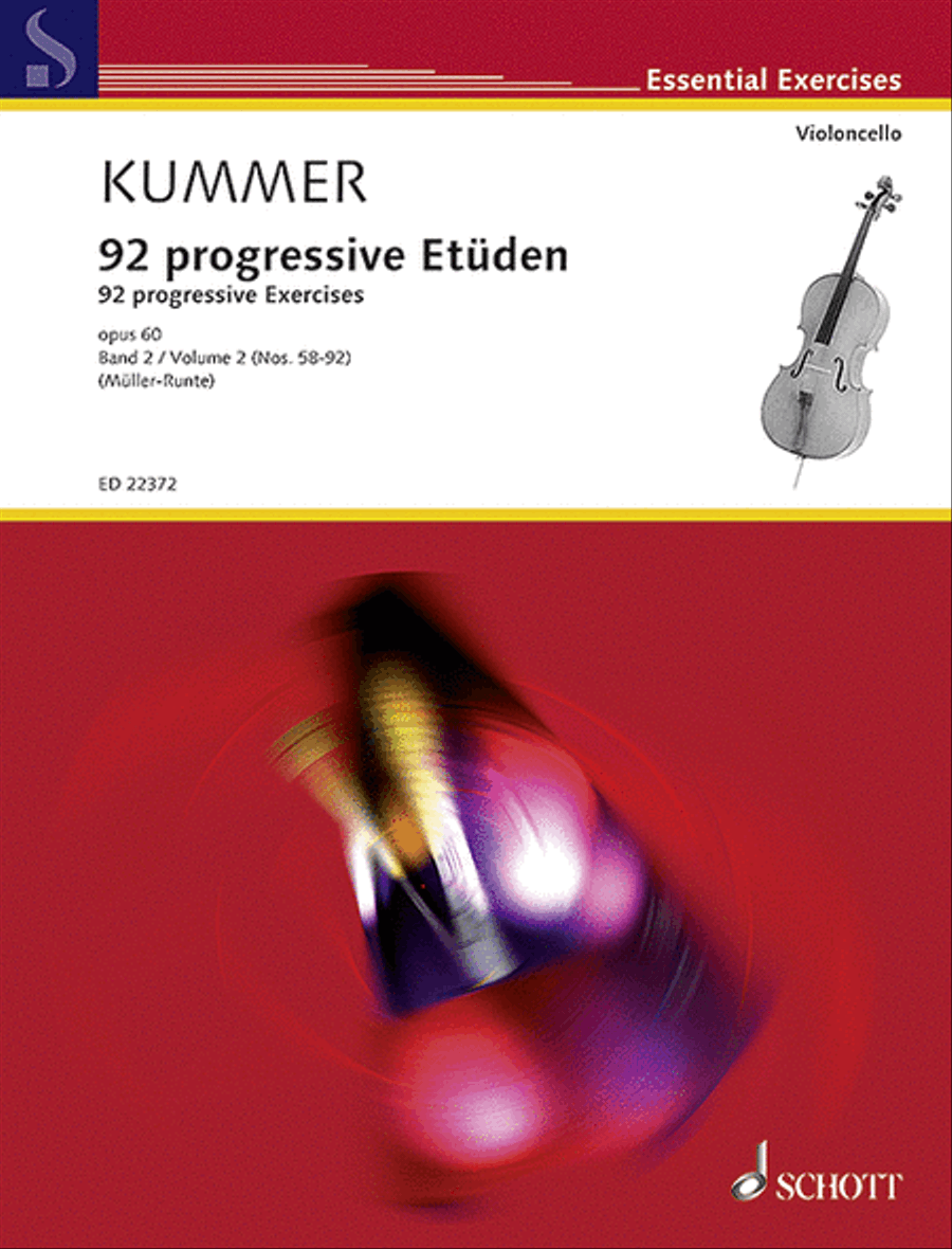 92 Progressives Exercises Cello scores gallery preview page 1