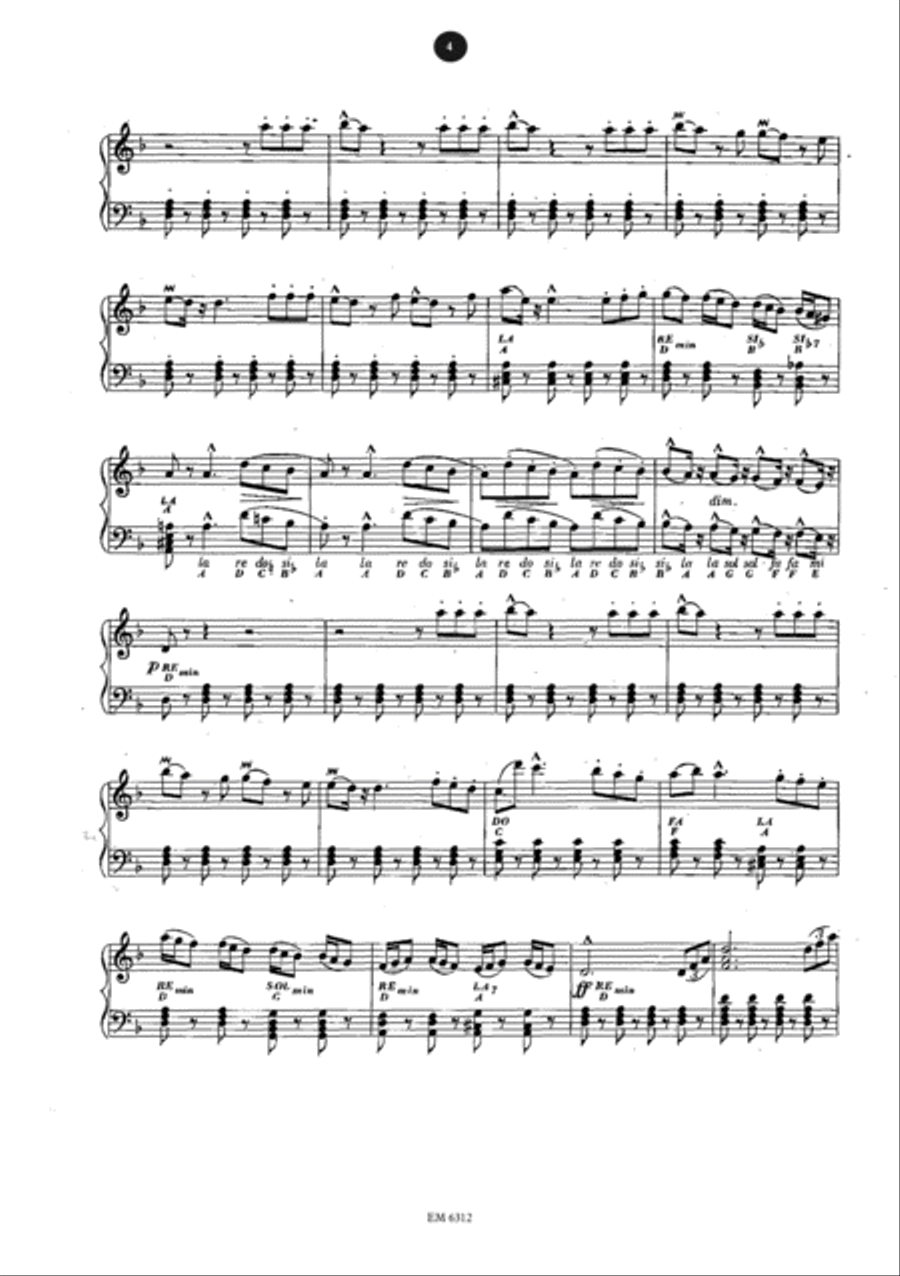 Ouvertures Célèbres for Accordion Accordion scores gallery preview page 3