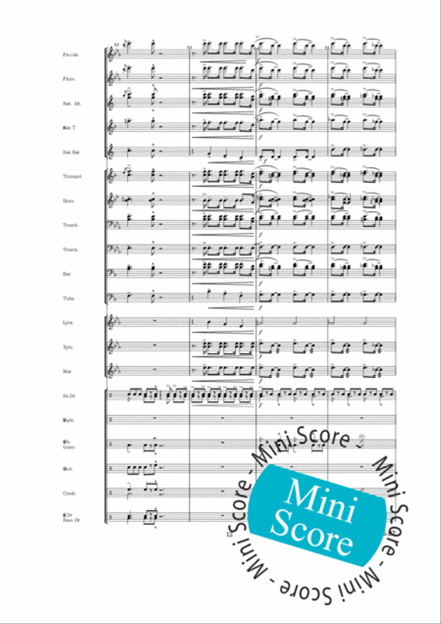 Rosevalley Blues Percussion scores gallery preview page 16
