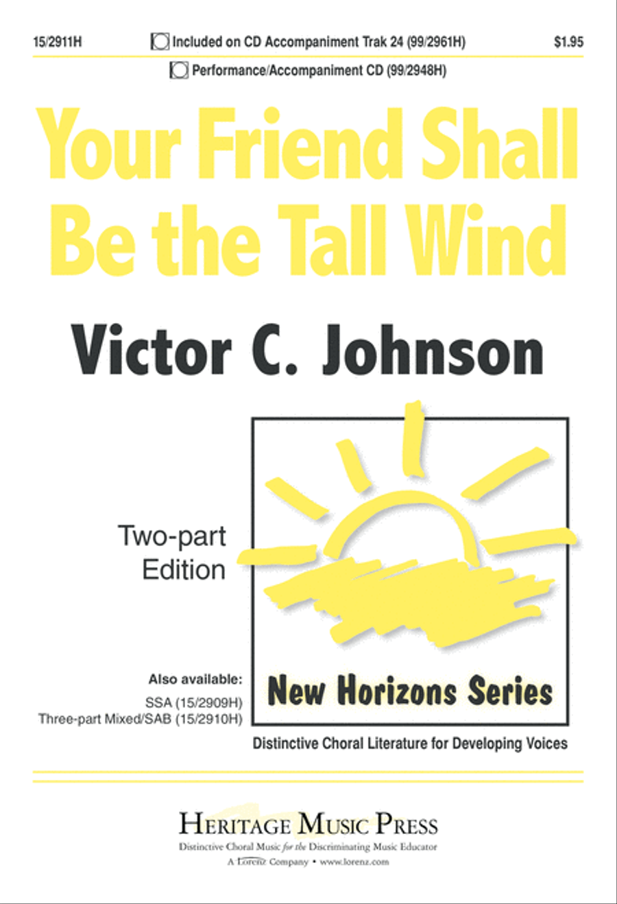 Your Friend Shall Be the Tall Wind 2-Part scores gallery preview page 2