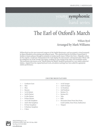 Earl of Oxford's March: Score
