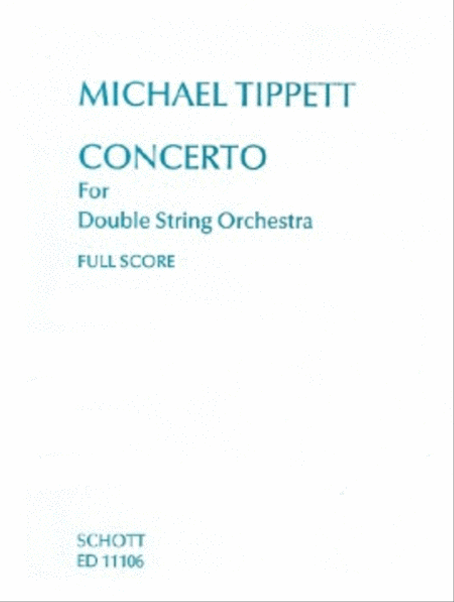 Concerto For Double String Orchestra String Orchestra scores gallery preview page 1