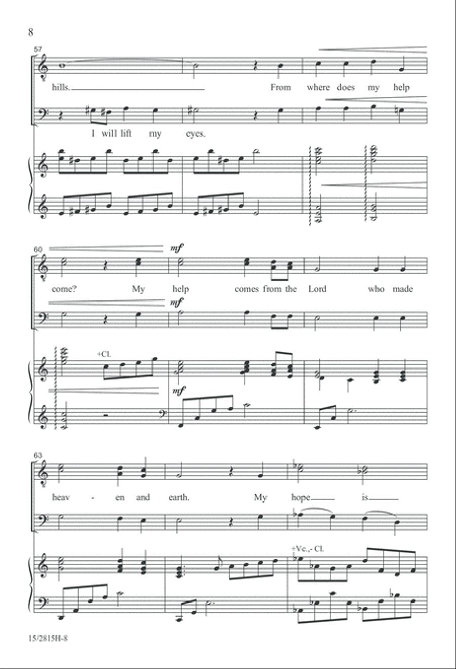 I Will Lift My Eyes TTB scores gallery preview page 9