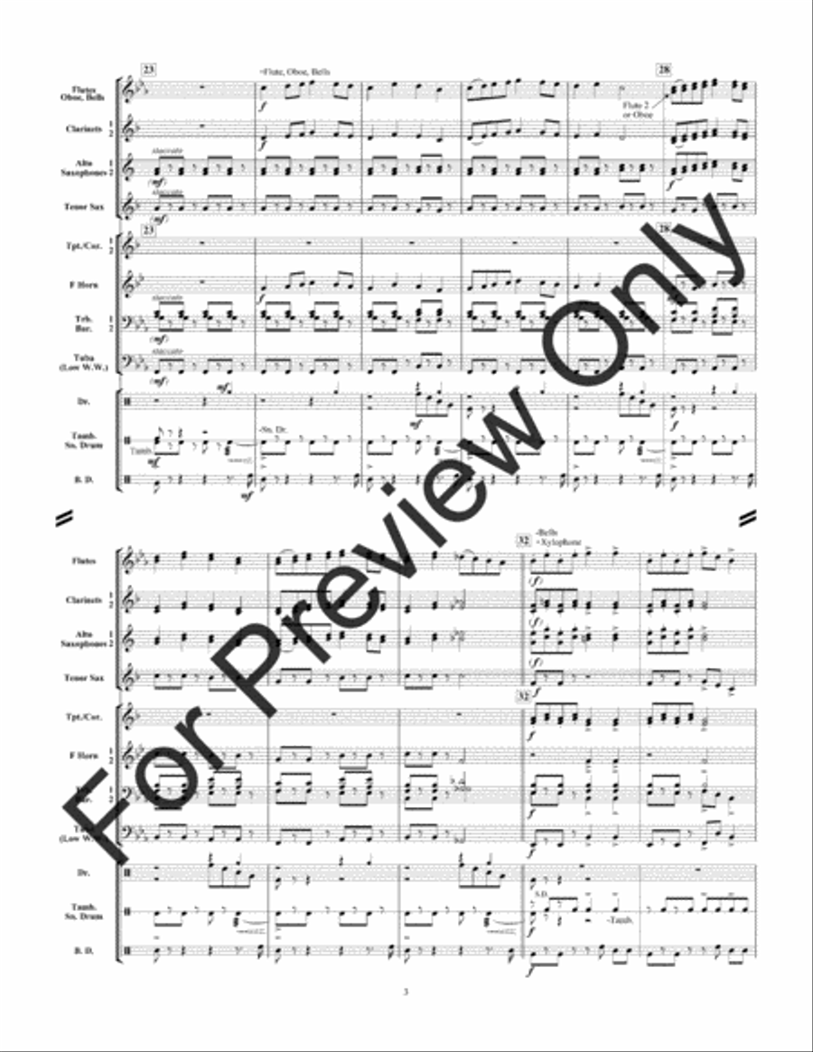 Gypsydance Concert Band scores gallery preview page 6