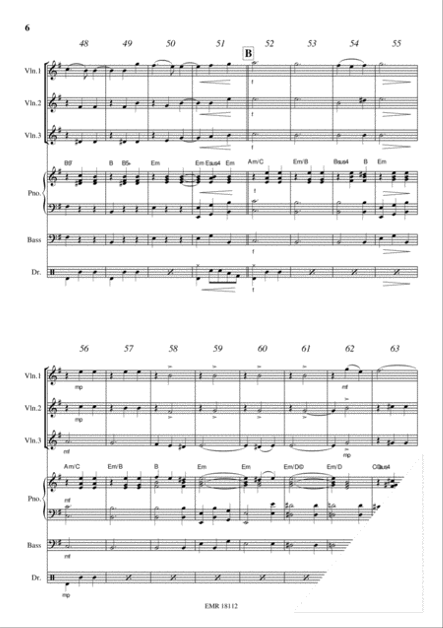 Les Yeux Noirs Violin scores gallery preview page 6