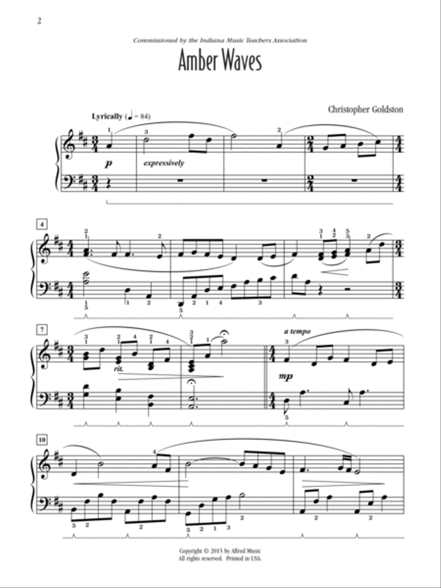 Intermediate Sheet Solos 2015 (Value Pack) Piano Solo scores gallery preview page 4