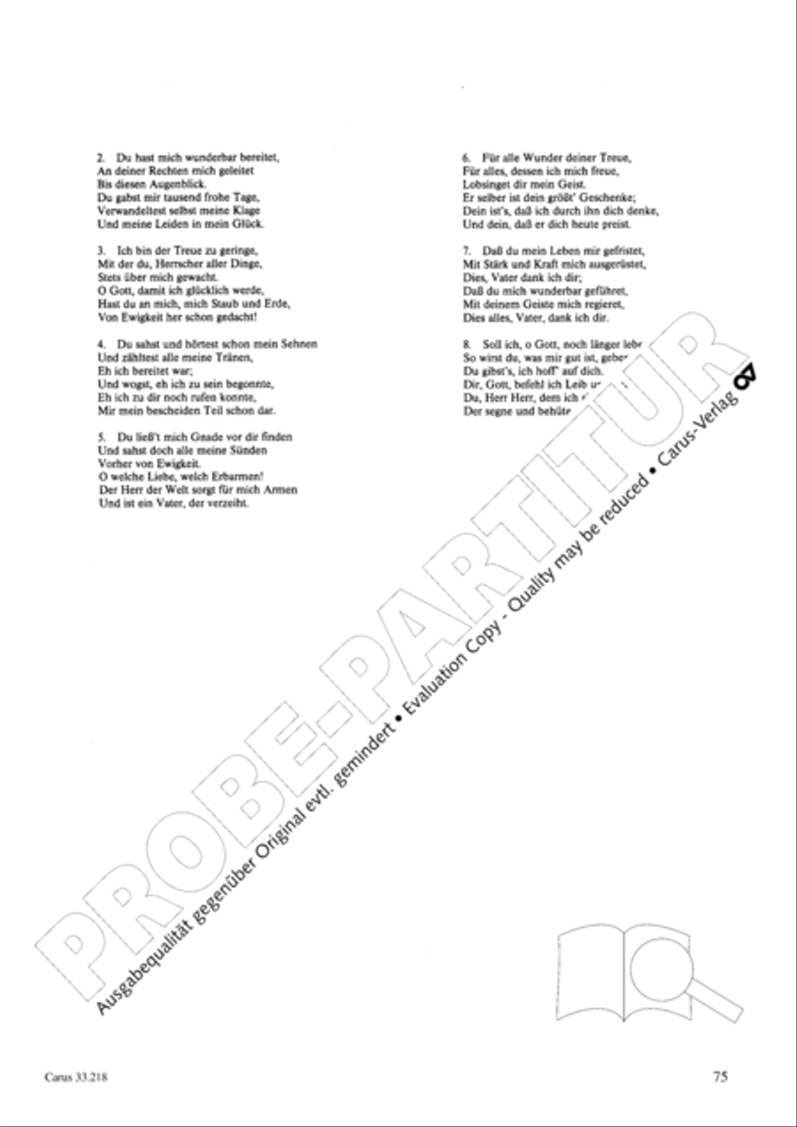 Geistliche Oden und Lieder (Gellert) Collection / Songbook scores gallery preview page 70