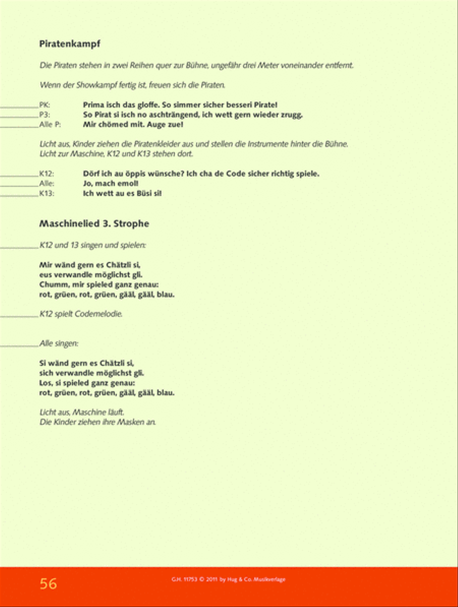 Vier Mundart-Musicals fur 6- bis 10jahrige Kinder CD-ROM scores gallery preview page 5