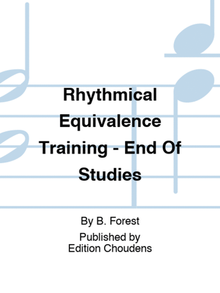 Rhythmical Equivalence Training - End Of Studies