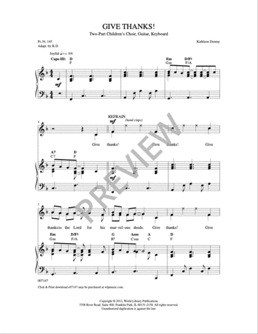 Give Thanks Give Thanks SA scores gallery preview page 3