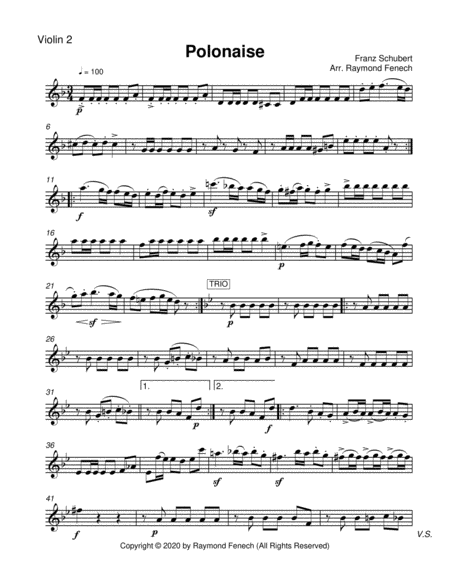 Polonaise - F. Schubert - String Quartet - Chamber music - Intermediate image number null