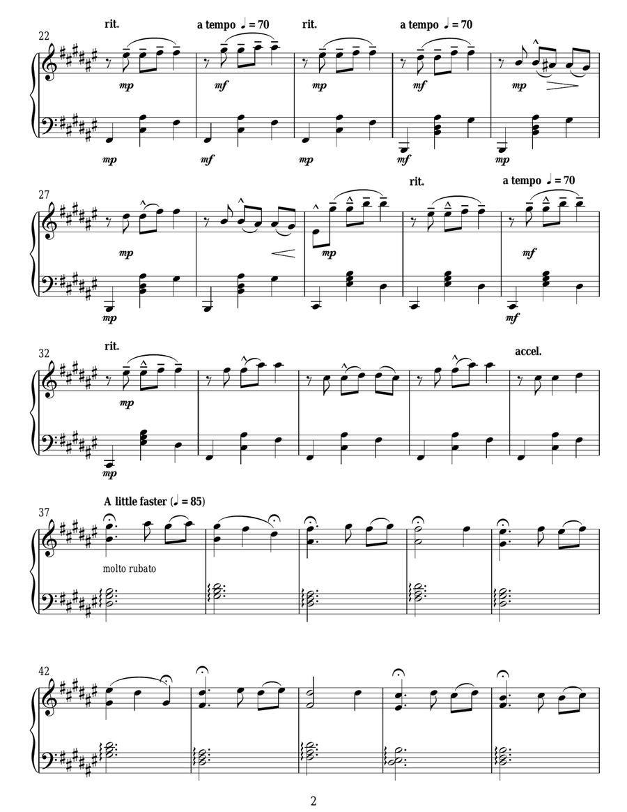 Opus 23 (from Marie Antoinette) Piano Solo scores gallery preview page 2