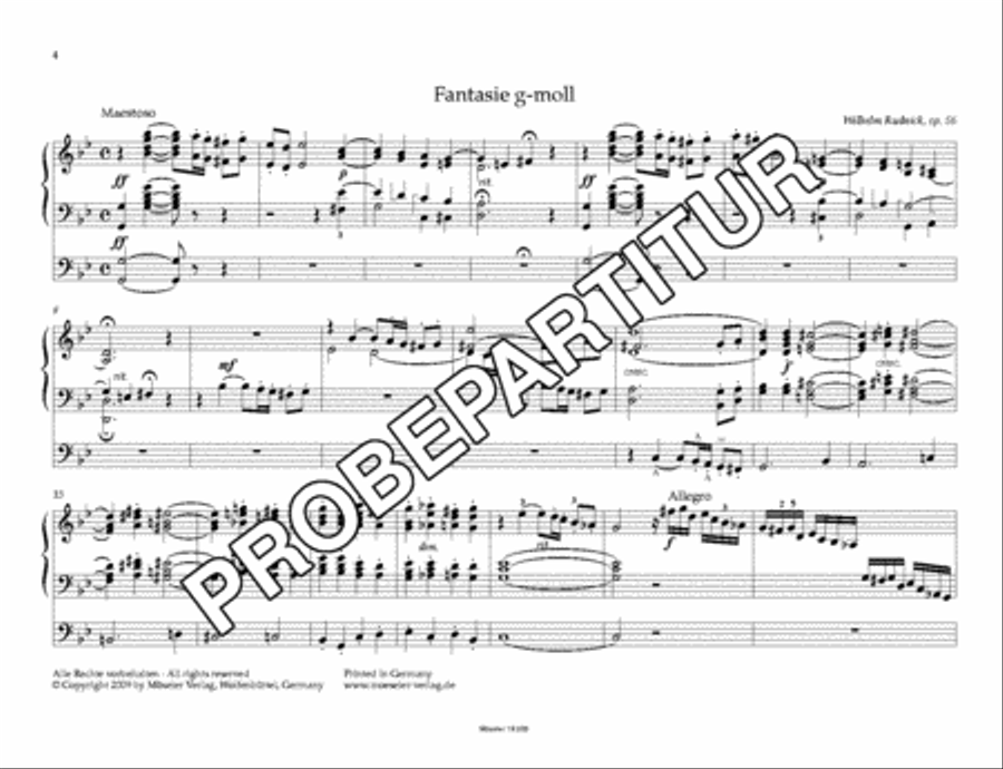 Selected organ pieces Organ scores gallery preview page 5