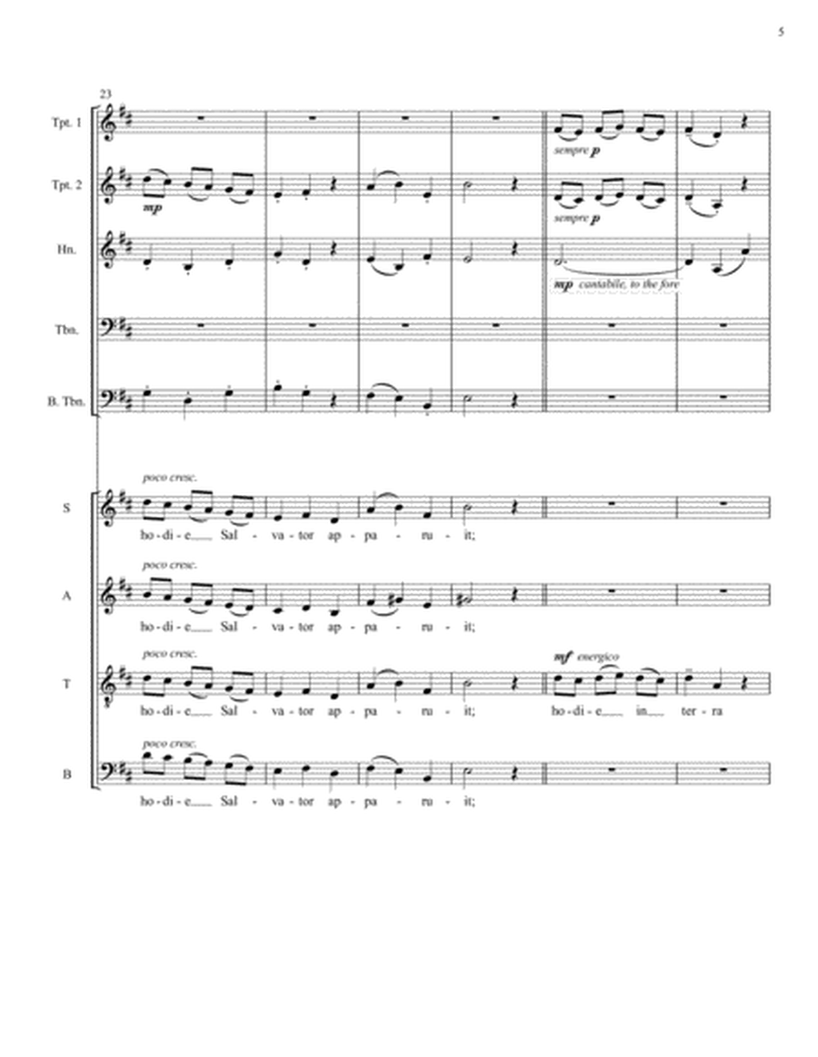 Hodie Christus natus est from Vidimus stellam (Downloadable Full Score)