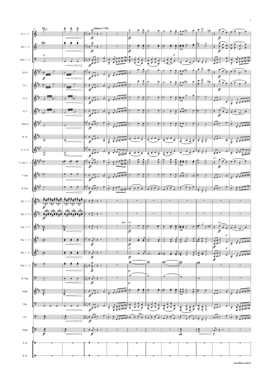 Le Roi d'Ys Concert Band scores gallery preview page 6