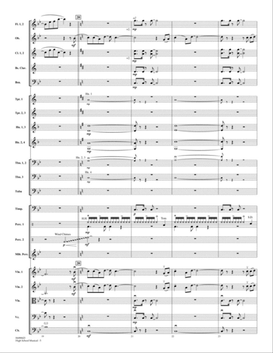 High School Musical - Full Score Score scores gallery preview page 5