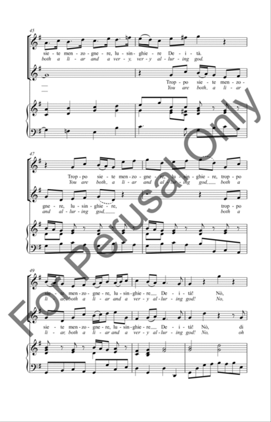 No, Di Voi Non Vo'Fidarmi SA scores gallery preview page 9