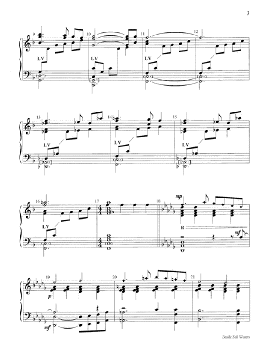 Beside Still Waters 5-Octaves scores gallery preview page 3