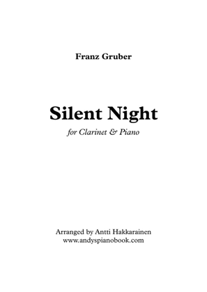 Book cover for Silent Night - Clarinet in Bb & Piano