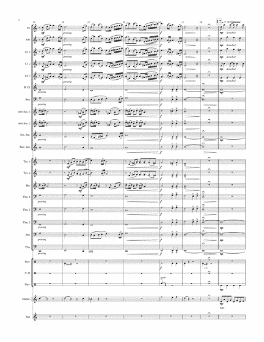 From Wintry Darkness-Light! Concert Band scores gallery preview page 2