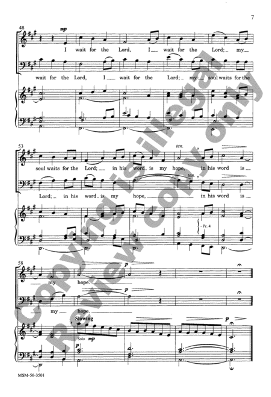Out of the Depths 3-Part scores gallery preview page 6