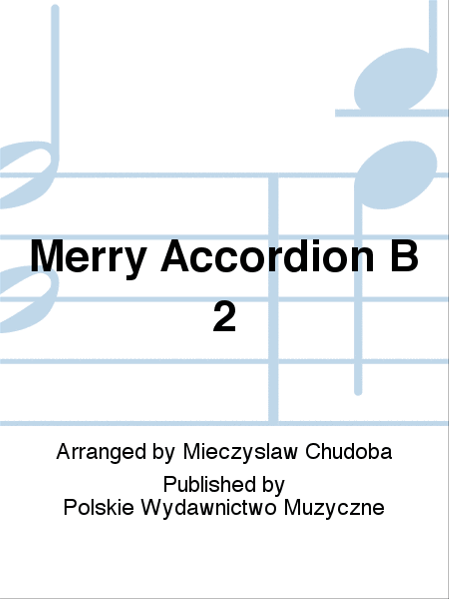 Merry Accordion B 2 Accordion scores gallery preview page 1