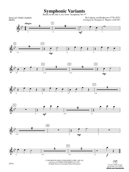 Symphonic Variants (Based on "Ode to Joy" from Symphony No. 9): Mallets