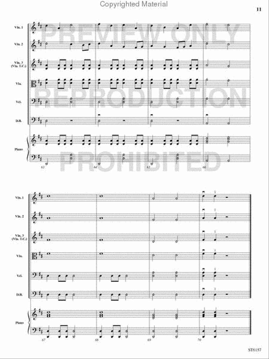 Morning Lights String Orchestra scores gallery preview page 10
