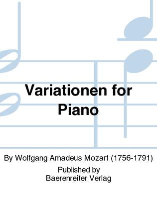 Variationen für Klavier
